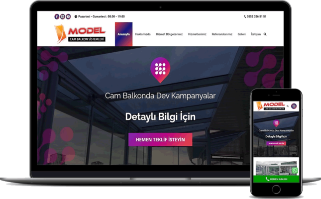 Ankara Model Cam Balkon